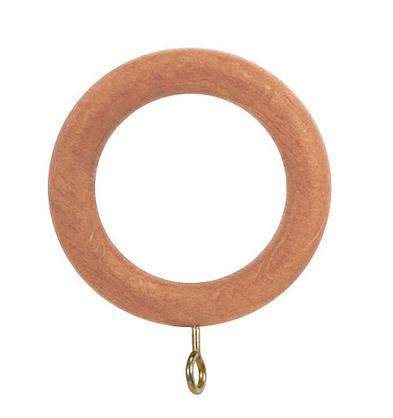 Anilla Madera Lisa Con Hembrilla 29x45 mm. Pino