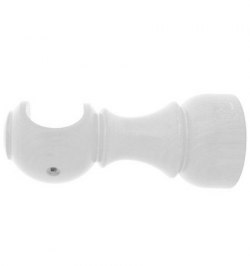 Soporte Madera Liso Abierto 20x 88 mm. Blanco