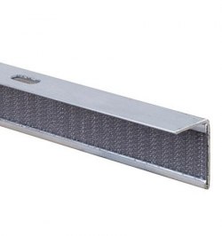 Perfil Aluminio Ángulo Con Ganchos 3mt Plata