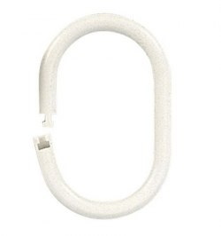 Anilla Baño Oval 18 mm. (Bolsa 100 Unidades) Blanca