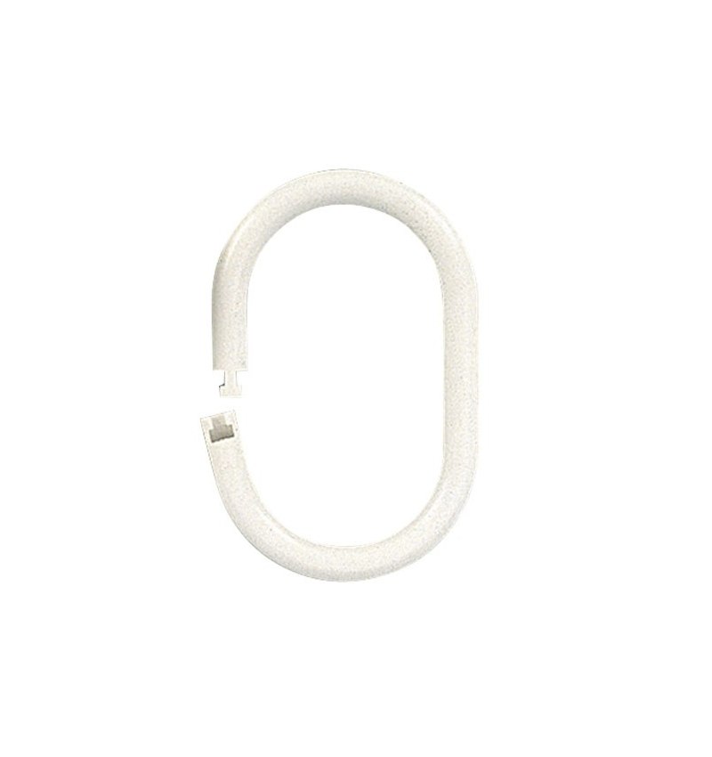Anilla Baño Oval 18 mm. (Bolsa 100 Unidades) Blanca