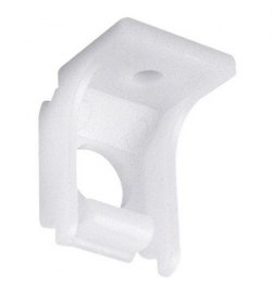 Estribo Perfil Para Riel P-909 Blanco (Caja 50 Unidades)