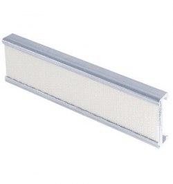 Perfil Estor Velcro P-909  3,0mt Plata