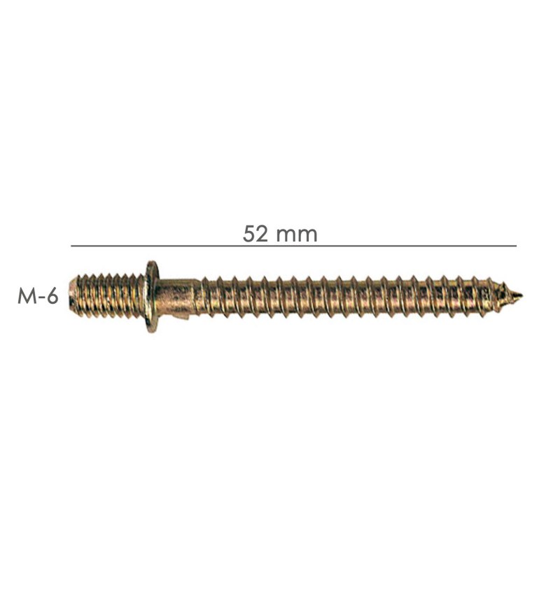 Esparrago Para Soporte Madera 35-28 ø mm.  (Caja 25 Unidades)