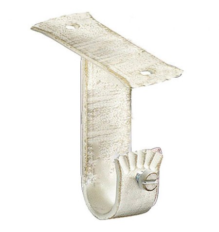 Soporte Techo Forja Ø 20 mm. Marfil / Oro (Blister 2 Piezas)