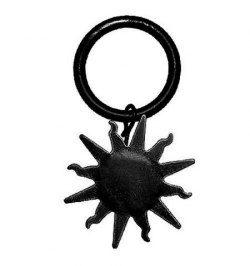 Anilla Forja Ø 20 mm. Con Sol Negro Bolsa 10 Unidades