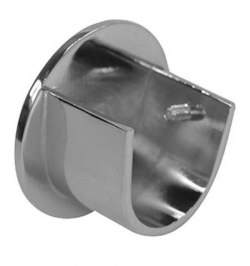 Soporte Zirconio Lateral 28 mm. Niquel Mate (2 Piezas)