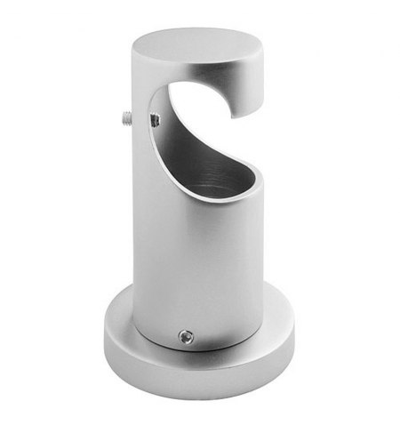 Soporte Techo Largo Zirconio 20 mm. Niquel Mate