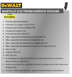 Martillo Electroneumatico Dewalt D25334K
