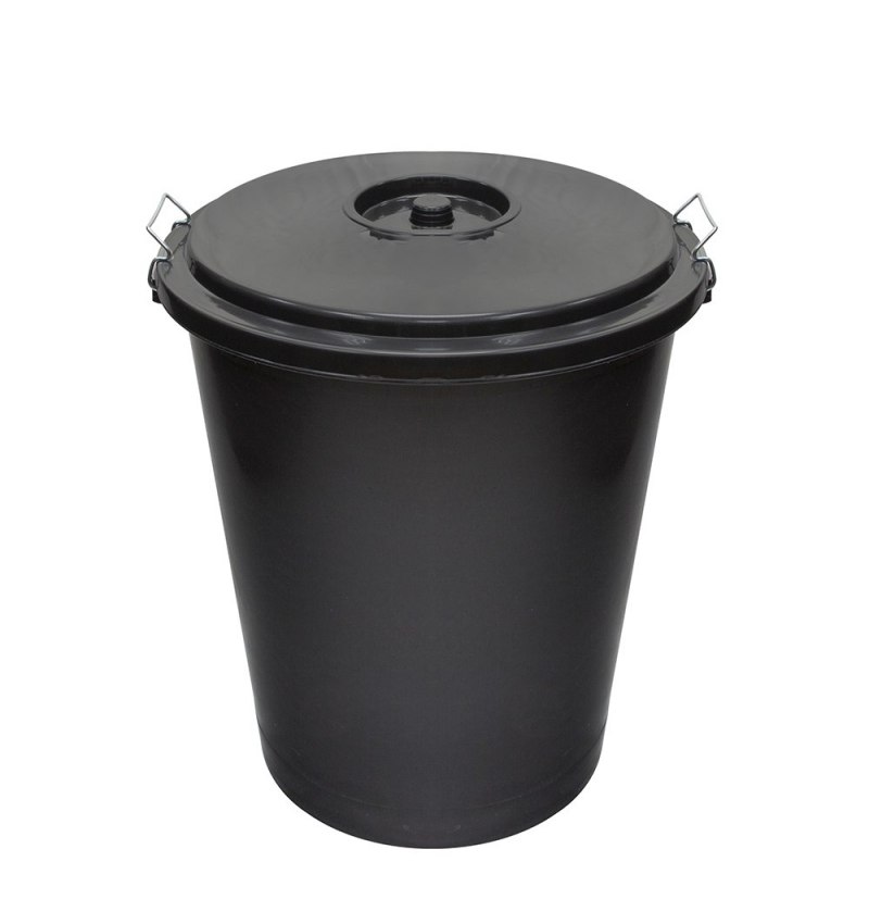 Cubo Basura Plastico Comunidad Con Tapa   50 Litros