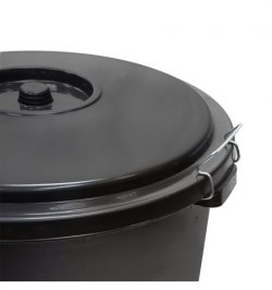 Cubo Basura Plastico Comunidad Con Tapa   50 Litros