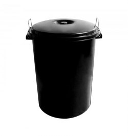 Cubo Basura Plastico Comunidad Con Tapa 100 Litros