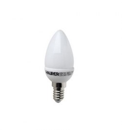 Bombilla Led Vela E14.  5 W.  40 W. 470 Lúmenes. Luz calida. (3000°K).