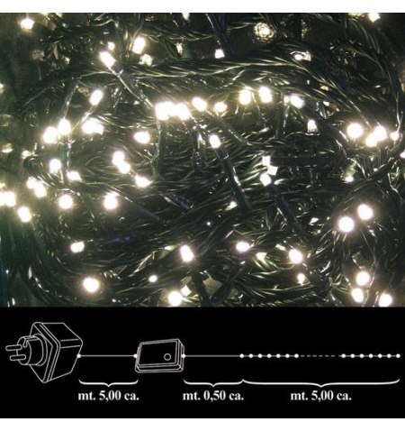 Luces Navidad 100 Leds Luz Cálida Interior / Exterior Ip44