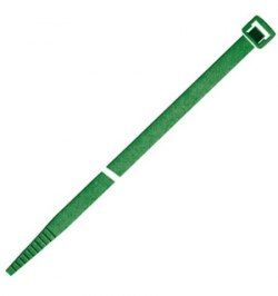 Bridas Nylon 100% Verde 3,6x140 mm. (Bolsa 100 Unidades)