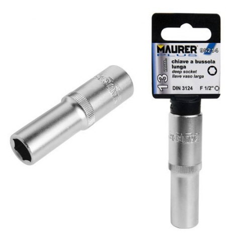 Llave Vaso Maurer 1/2 Hexagonal Larga  21mm.