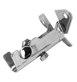 Soporte Barra 12 mm.Ø Cromo Frontal