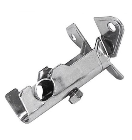 Soporte Barra 12 mm.Ø Cromo Frontal
