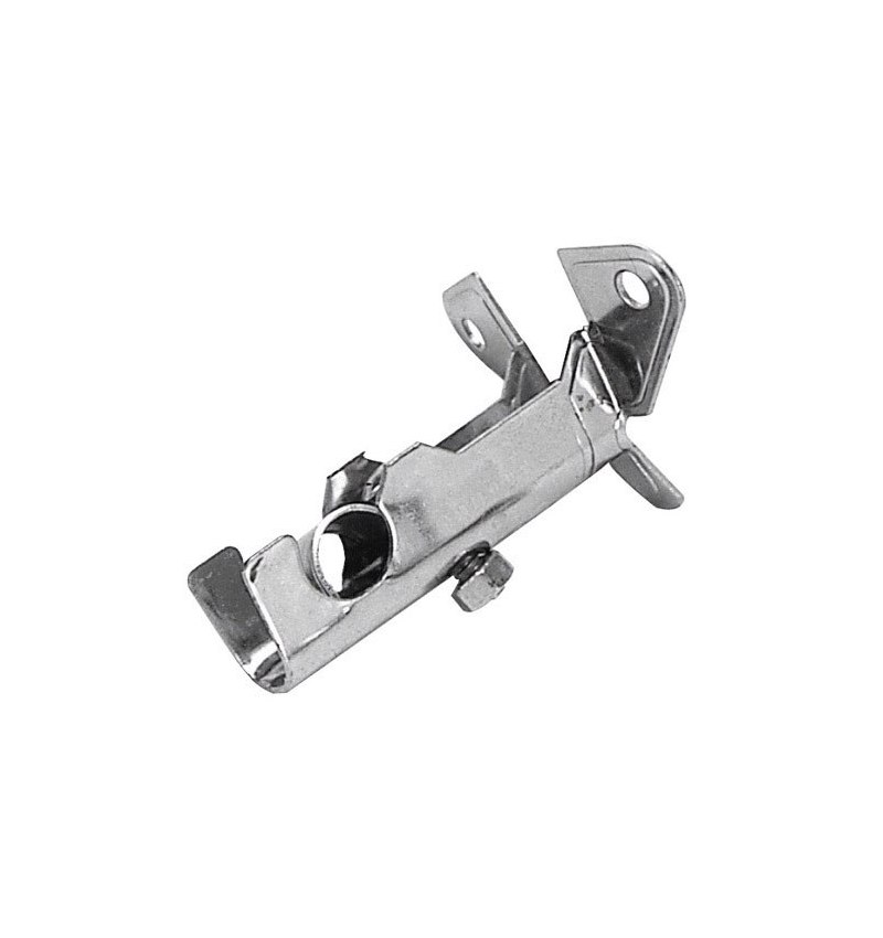 Soporte Barra 12 mm.Ø Cromo Frontal