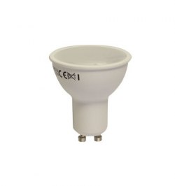 Bombilla Led Dicroica GU10 6 W. - 35 W. 420 lumenes. Luz fria. (6500°K).