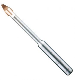 Broca Alpen Gres Porcelánico   6 mm. (Blister 1 pieza)