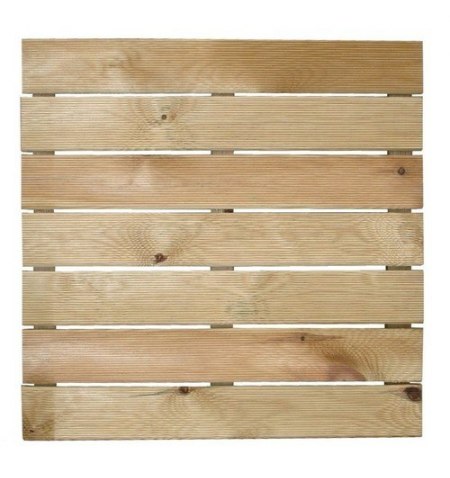 Loseta Madera Autoclave 50x50 cm.