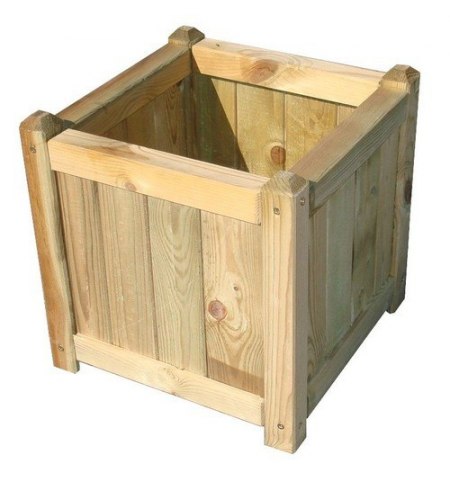 Jardinera Madera Papillon 40x40 cm.