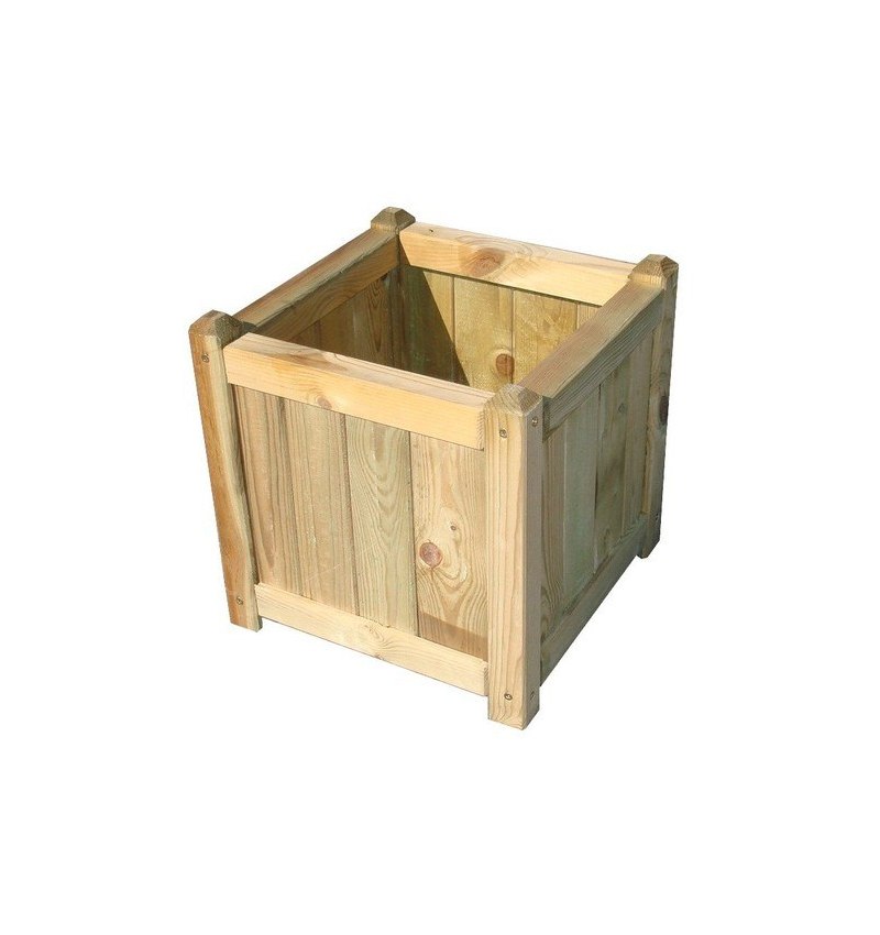 Jardinera Madera Papillon 40x40 cm.