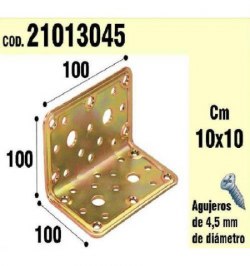 Soporte Para Madera Ángulo 100 x 100 x 100 mm.