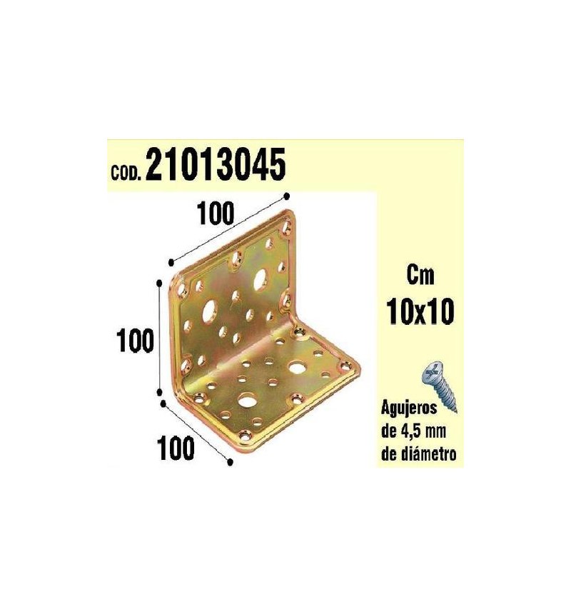 Soporte Para Madera Ángulo 100 x 100 x 100 mm.