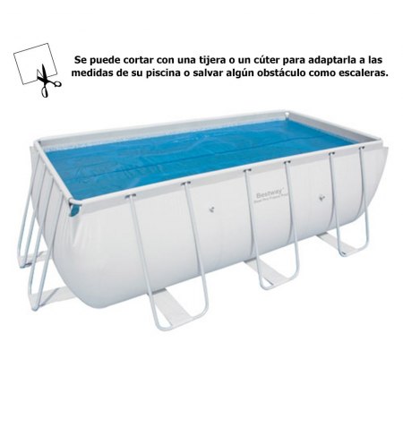 Cobertor Solar Para Piscina Rectangular 412x201cm.
