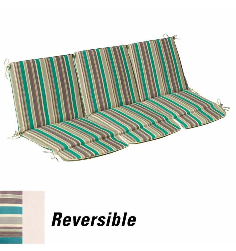 Cojín Para Balancin 90x160x5 cm. Rayas Desenfundable
