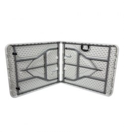 Mesa Plegable Rectangular 242x76x74cm