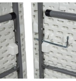 Mesa Plegable Rectangular 242x76x74cm
