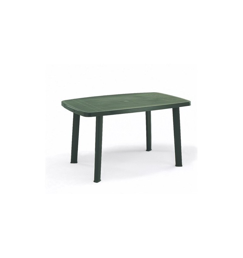 Mesa Resina Verde 140x90 cm.