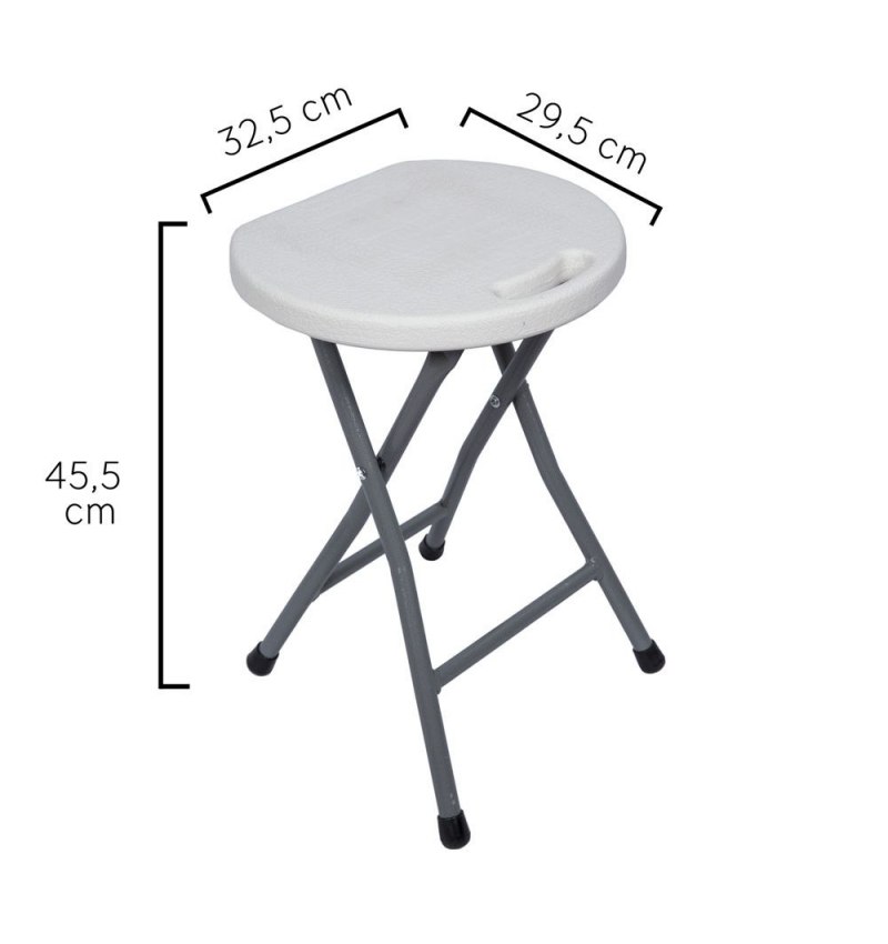Taburete Plegable 33x30x45cm