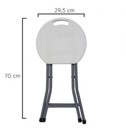 Taburete Plegable 33x30x45cm