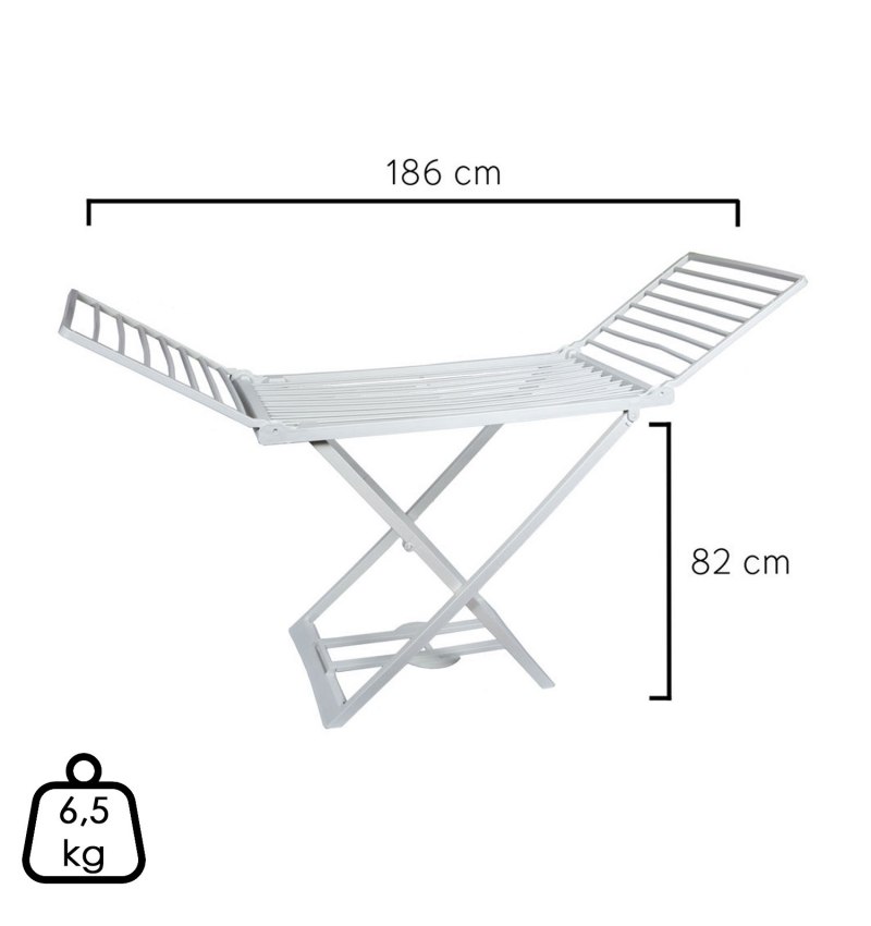 Tendedero Oryx Plegable Resina Con Alas