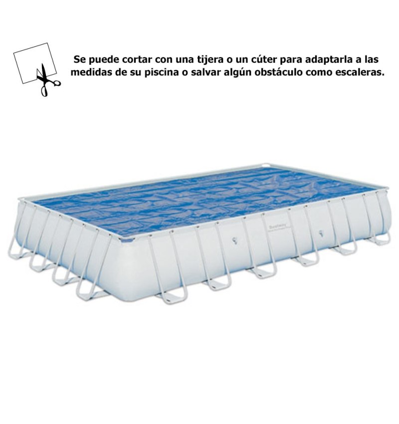 Cobertor Solar Para Piscina Rectangular 732x366 cm.