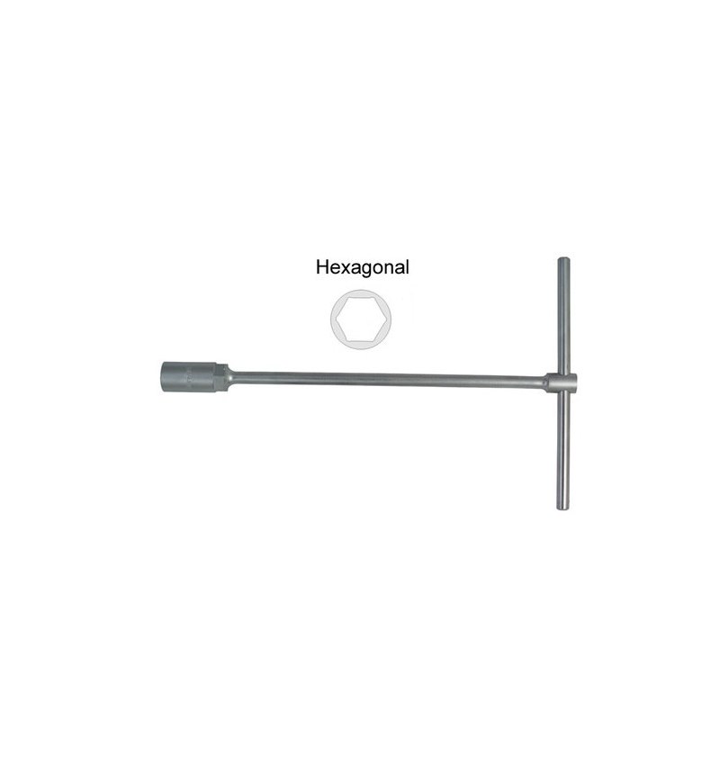 Llave Vaso Maurer Mango "T"  19 mm.