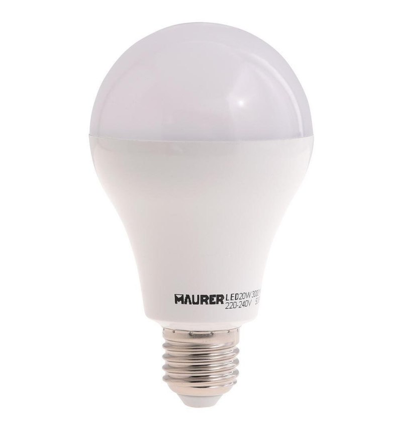 Bombilla Led Standar E27.  9 W.  60 W. 806 Lúmenes. Luz calida. (3000°K).