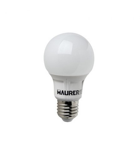 Bombilla Led Standar E27.   6 W.  40 W. 470 Lúmenes. Luz calida. (3000°K).