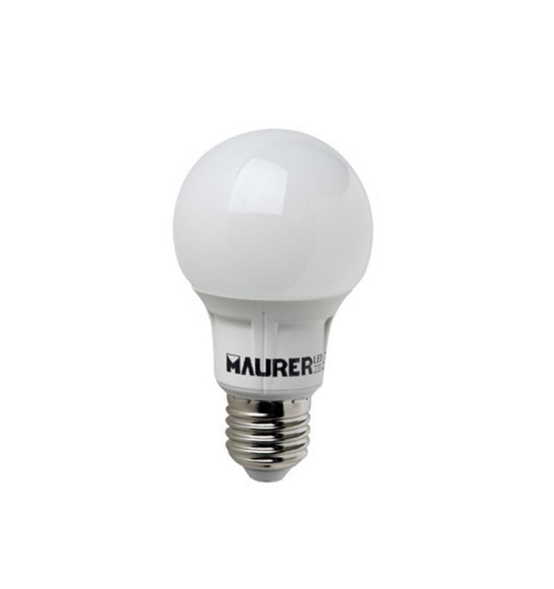 Bombilla Led Standar E27.   6 W.  40 W. 470 Lúmenes. Luz calida. (3000°K).