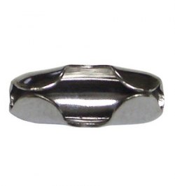 Enganche Cadena Bolas Unión Latón Cromado 3,2 mm. (Caja de 100 unidades)