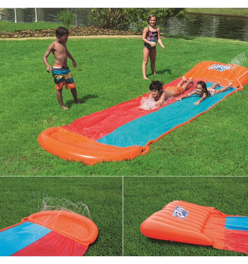 Pista Deslizamiento Doble Con Rampa 549 cm.