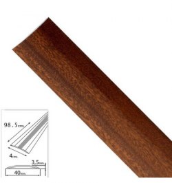 Tapajuntas Adhesivo Para Moquetas Metal Sapelli   98,5 cm.