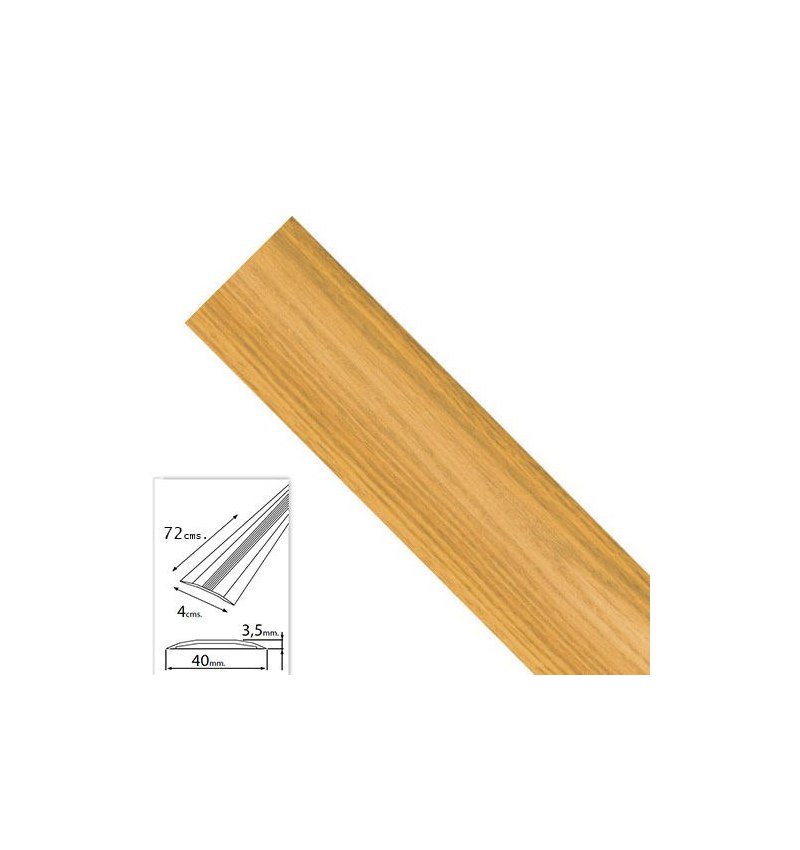 Tapajuntas Adhesivo Para Moquetas Metal Roble   82,0 cm.