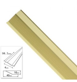 Tapajuntas Adhesivo Para Ceramica Metal Oro   98,5 cm.