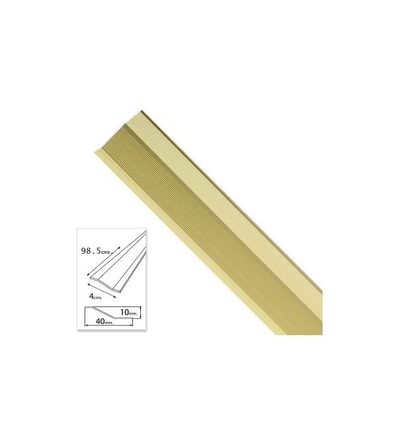 Tapajuntas Adhesivo Para Ceramica Metal Oro   98,5 cm.