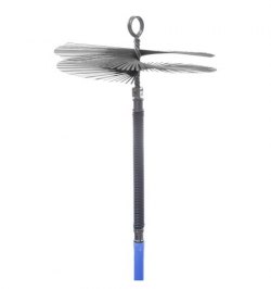 Deshollinador Cepillo Kit Chimeneas 8,4 metros x 250 mm. Diametro.